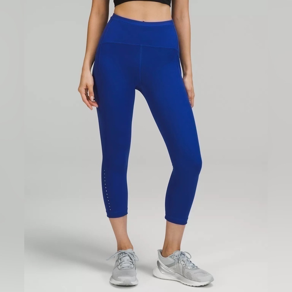 Lululemon Swift Speed HR Crop 21” - Larkspur Size 2 Colour Psychic
